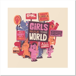 Girls Rule The World Posters and Art